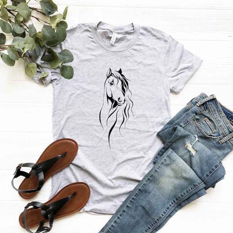 Horse Shirt Horse Lover Tee Horse Girl Shirt Gift for Etsy