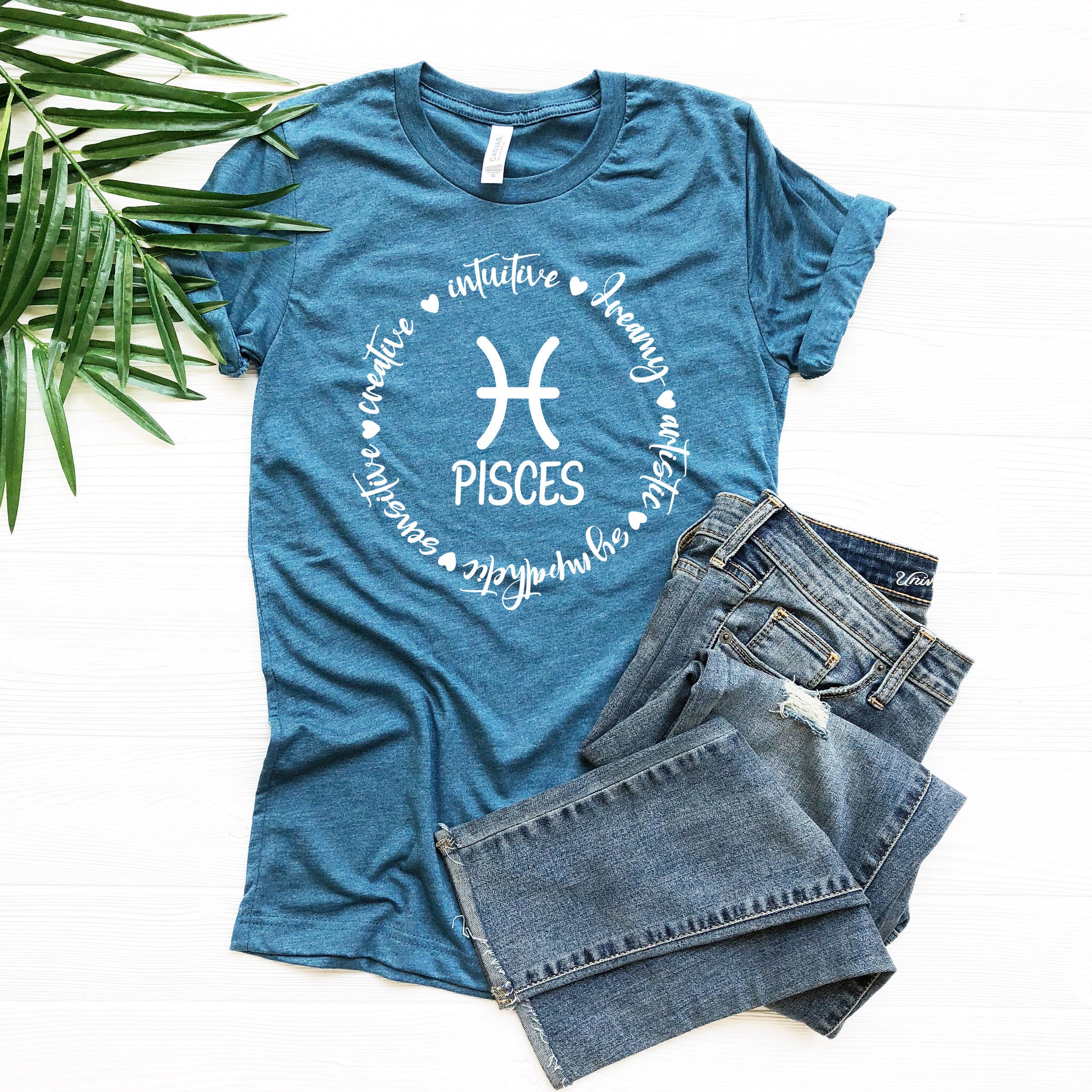 horoscope Shirt pisces astrology tee zodiac T shirt zodiac sign shirt Pisces Zodiac T-shirt Astrology tee Free Shipping