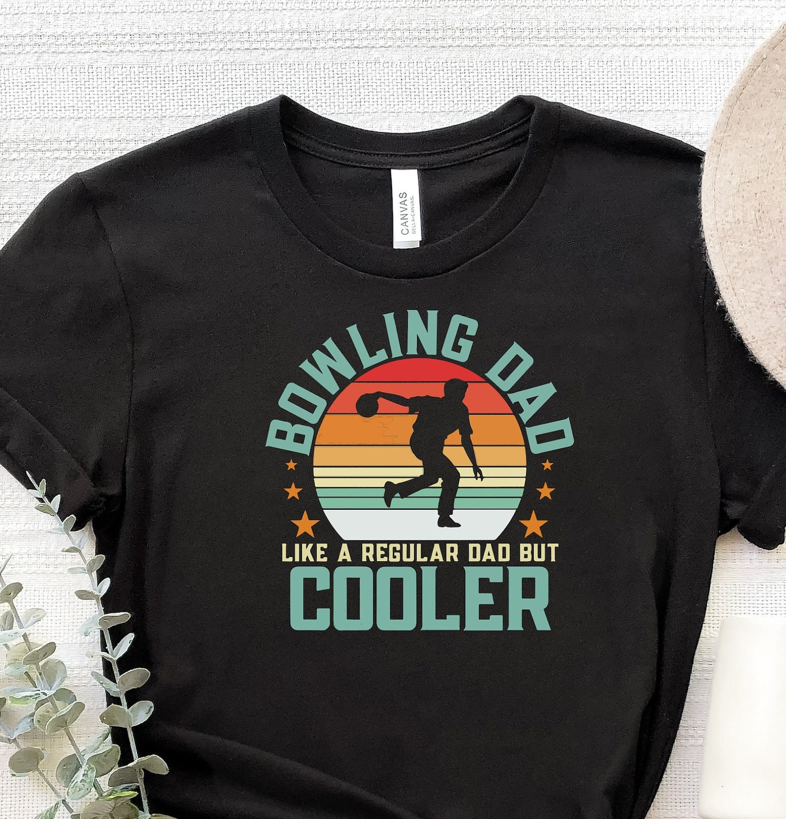 bowling gifts for him shirt, Black