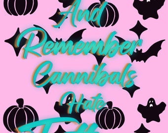 Spooky Kitten Halloween Digital Art Print - Etsy