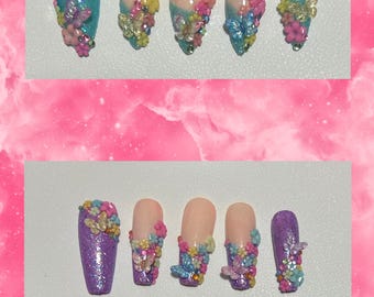 Diseños de uñas personalizados de Sweet Sabbath