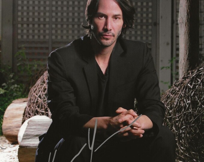Keanu Reeves Autograph Signed 8x10 Photo Signature With COA Etsy