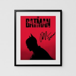 Robert Pattinson Autogramm Poster Authentische Signatur mit COA