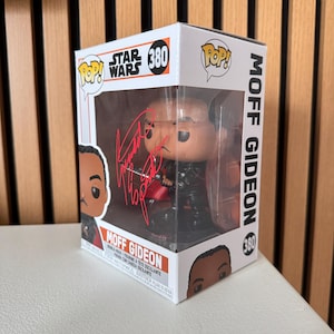 Giancarlo Esposito Signed Funko Pop Moff Gideon Autograph Star Wars Mandalorian Signature with COA