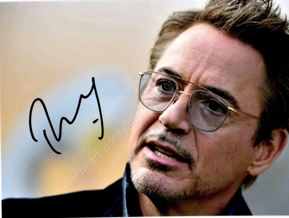 Robert Downey Jr Autograph | Avengers | Iron Man | Signed