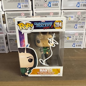 Pom Klementieff Signed Funko Pop Guardians of the Galaxy Autograph Mantis Signature with COA