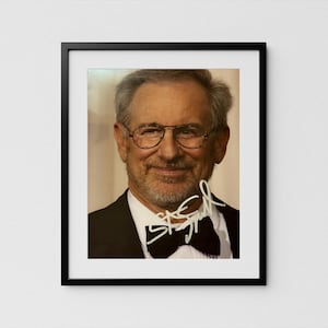 Steven Spielberg Autograph Jaws Signed Poster Authentic Director Signature with COA