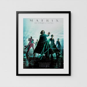 Keanu Reeves Autograph Matrix Signed Poster Neo Authentic Signature with COA