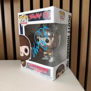 Michael J. Fox Signed Funko Pop Teen Wolf Autograph Scott Howard Signature with COA