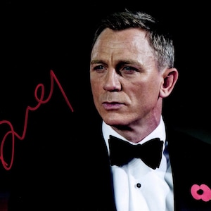 Daniel Craig Autogramm | James Bond | Messer Aus | Traumhaus | Signierte Photo 6x8 Signature mit COA