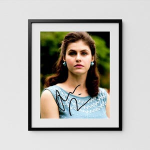 Alexandra Daddario Autograph Signed Poster Authentic Signature with COA