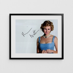 Naomi Watts Autograph The Crown Signed Poster Authentic Signature with COA