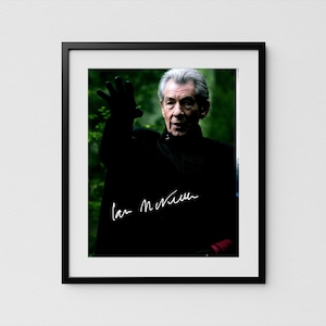 Ian McKellen Autograph X-Men Signed Poster Magneto Authentic Signature with COA