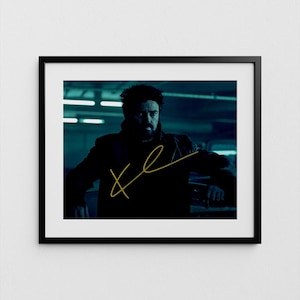 Karl Urban Autograph The Boys Signed Billy Butcher Poster Authentic Signature with COA