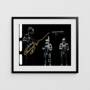 Gwendoline Christie Autograph Star Wars Signed Poster Captain Phasma Authentic Signature with COA