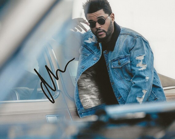 The Weeknd Autograph Signed Photo 
