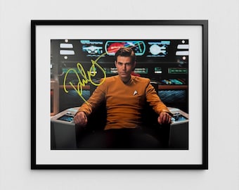 Paul Wesley Autograph Star Trek Signed Captain Kirk Poster Authentic Signature with COA