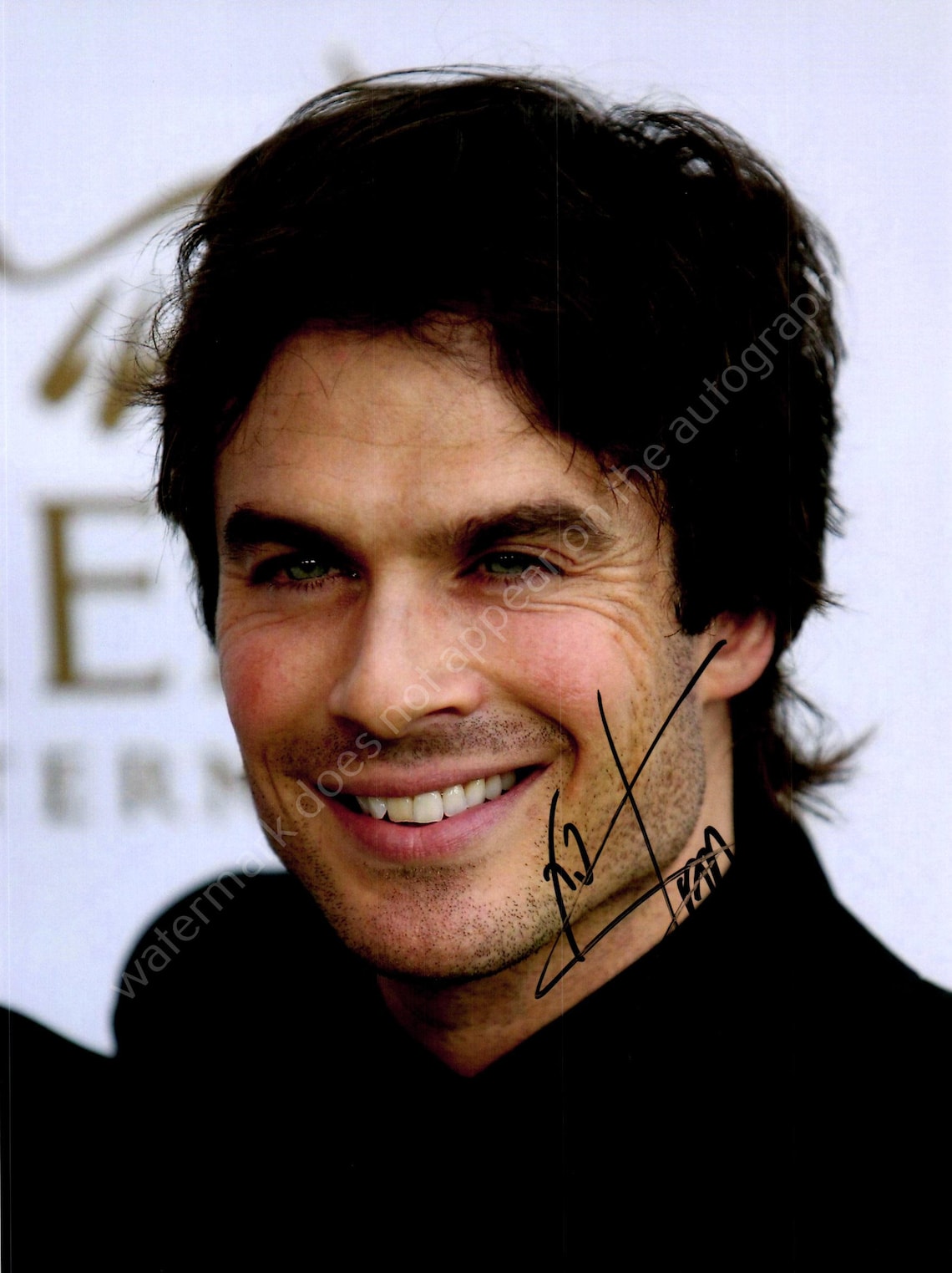 IAN SOMERHALDER Autograph Signed Photo 6x8 Signature With COA Etsy