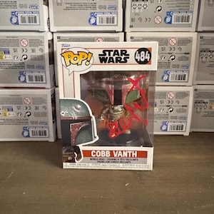 Cobb Vanth signierte Funko Pop Mandalorian Autogramm Timothy Olyphant Signature mit COA