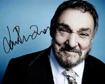 John Rhys-Davies Autograph Signed Photo 6x8 Signature with COA