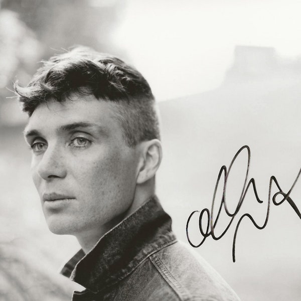 Cillian Murphy Autograph Peaky Blinders Signed Photo Signature with COA