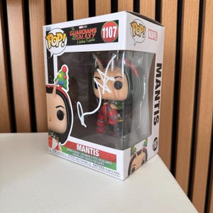 Mantis Signed Funko Pop Guardians of the Galaxy Autograph Pom Klementieff Signature with COA