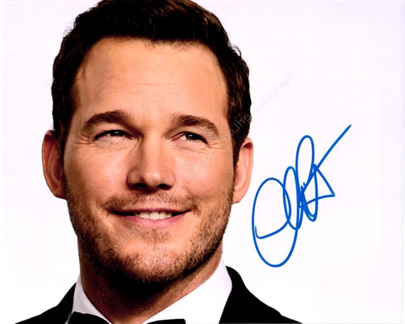 Chris Pratt直筆サイン　クリスプラットGotG2 CHRIS PRATT Autograph Marvel Guardians of the Galaxy Signed