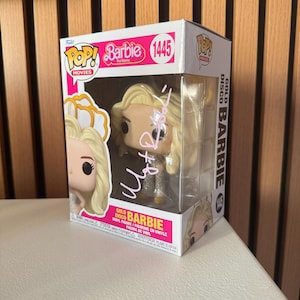 Margot Robbie Signed Funko Pop Barbie Autograph Signature with COA