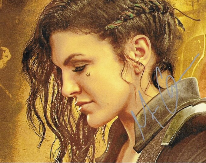 GINA CARANO Autograph the Mandalorian Cara Dune Signed Photo Signature