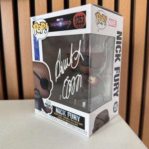 Samuel L. Jackson Signed Funko Pop Nick Fury Autograph The Marvels Signature with COA