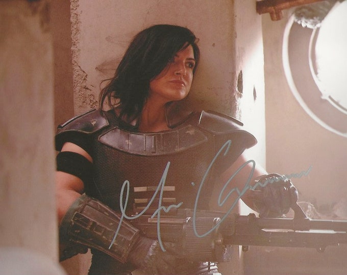Gina Carano Autograph Signed Photo Signature With COA Etsy