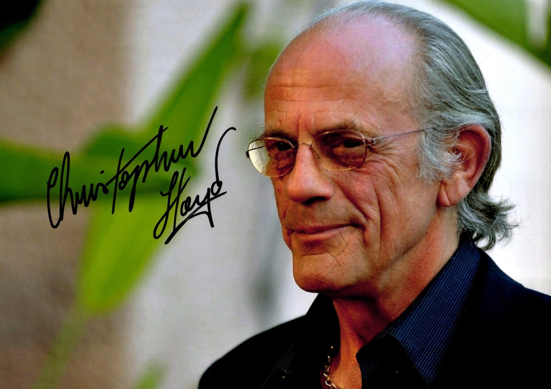Christopher Lloyd Autograph Back to the Future Signed Photo Doc Brown