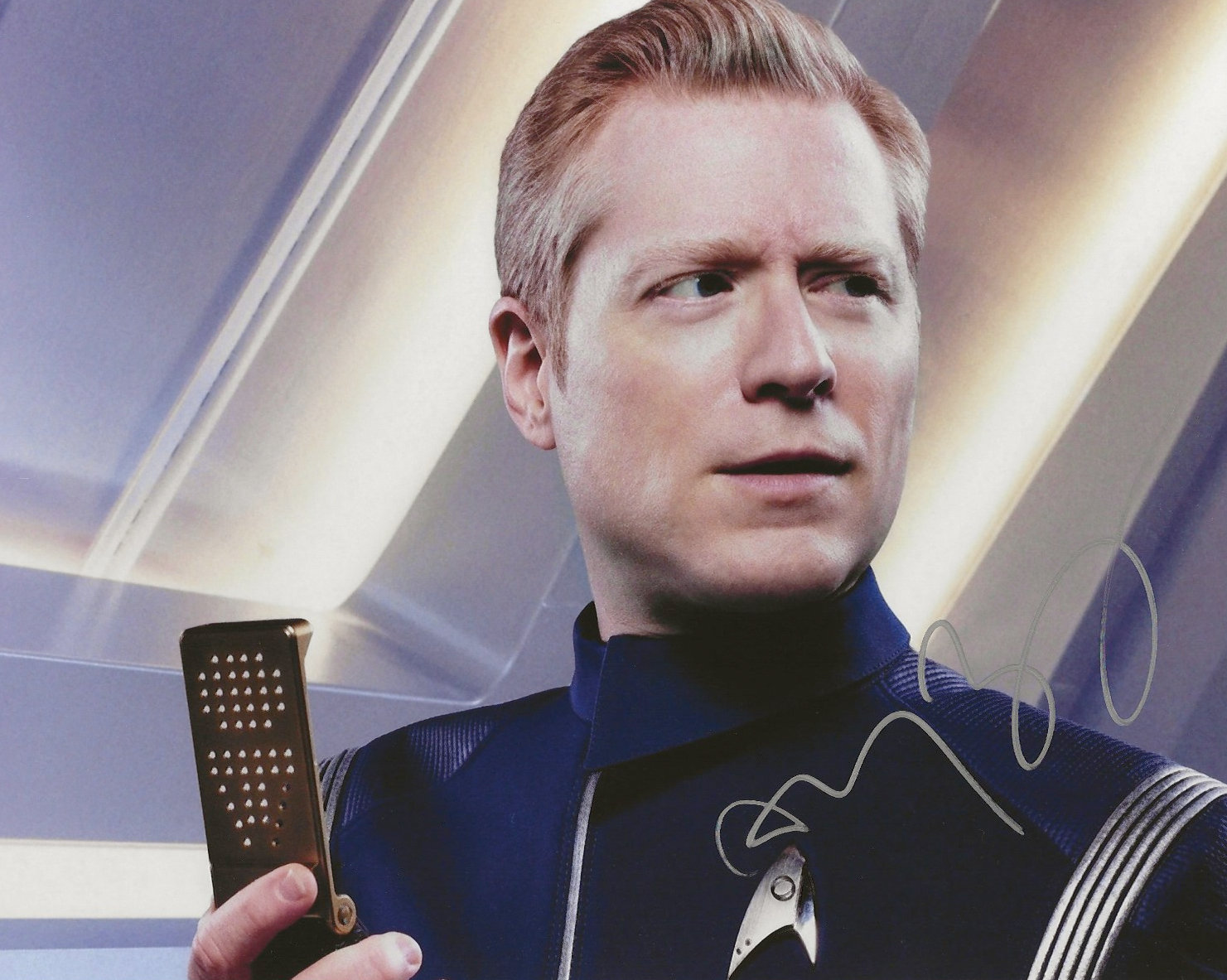 ANTHONY RAPP Autograph Star Trek Signed 