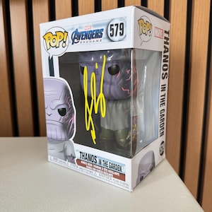 Josh Brolin Signed Funko Pop Avengers Endgame Autograph Thanos Signature with COA