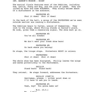 THE GREATEST SHOWMAN Signed Movie Script Screenplay Reprint | Etsy