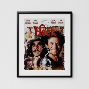 Robin Williams Autograph Hook Signed Poster Authentic Signature with COA