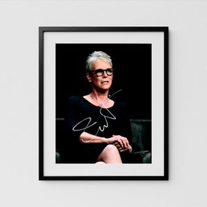 Jamie Lee Curtis Autograph Halloween Signed Poster Authentic Signature with COA