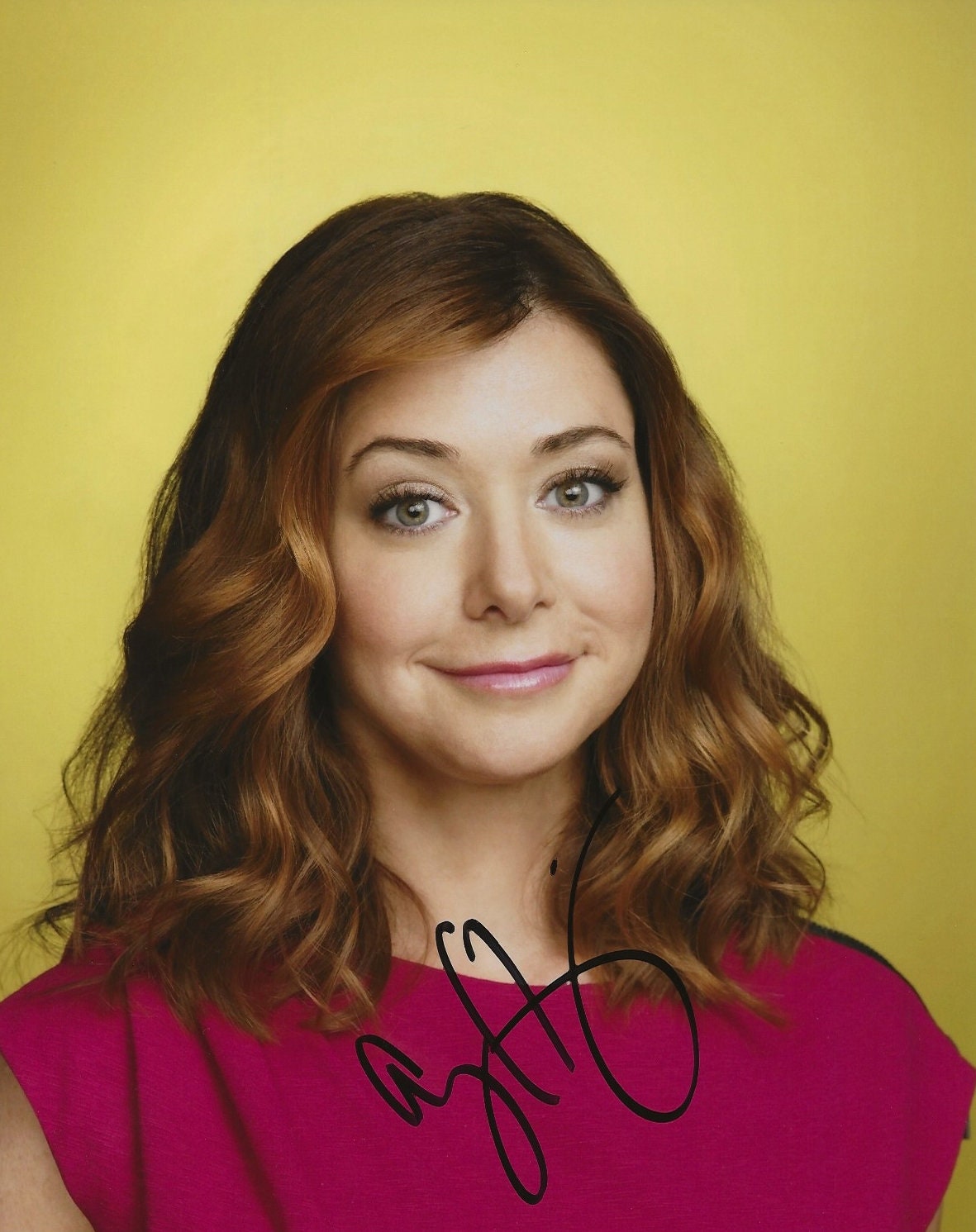 ALYSON HANNIGAN Autograph Signed  Photo Signature with COA