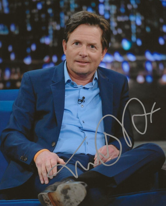 MICHAEL J. FOX Autograph Signed Photo Signature With COA Etsy