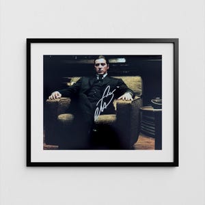 Al Pacino Autograph The Godfather Signed Poster Corleone Authentic Signature with COA