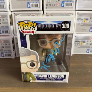 Jeff Goldblum Signed Funko Pop Independence Day Autograph David Levinson Signature with COA