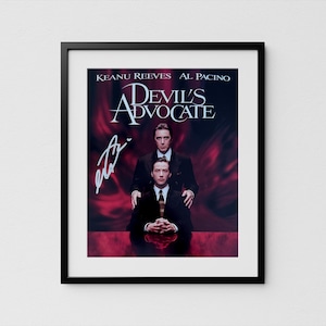 Al Pacino Autogramm Devil's Advpocate signiertes Poster Authentische Signatur mit COA