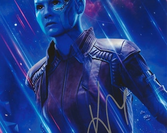 KAREN GILLAN Autograph Signed  Photo Signature with COA