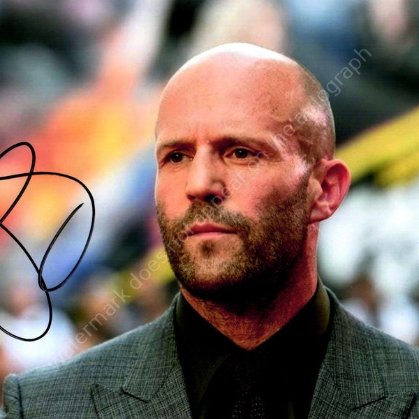 JASON STATHAM Autograph Signed Photo 6x8 Signature with COA