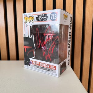 Giancarlo Esposito Signed Funko Pop Star Wars Autograph Moff Gideon Signature with COA