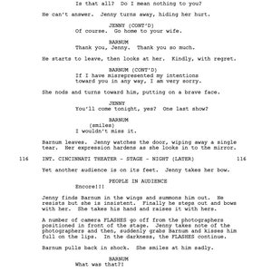 THE GREATEST SHOWMAN Signed Movie Script Screenplay Reprint | Etsy