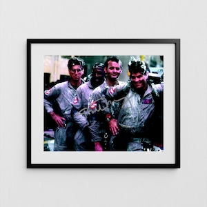 Bill Murray Autograph Ghostbuster Signed Peter Venkman Poster Authentic Signature with COA