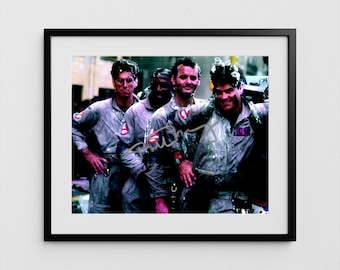 Bill Murray Autograph Ghostbuster Signed Peter Venkman Poster Authentic Signature with COA