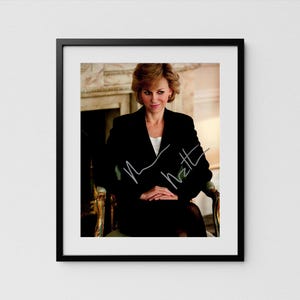 Naomi Watts Autograph The Crown Signed Poster Authentic Signature with COA