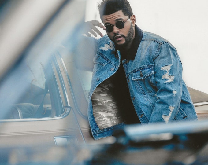 The Weeknd Autograph Signed Photo Signature With COA - Etsy